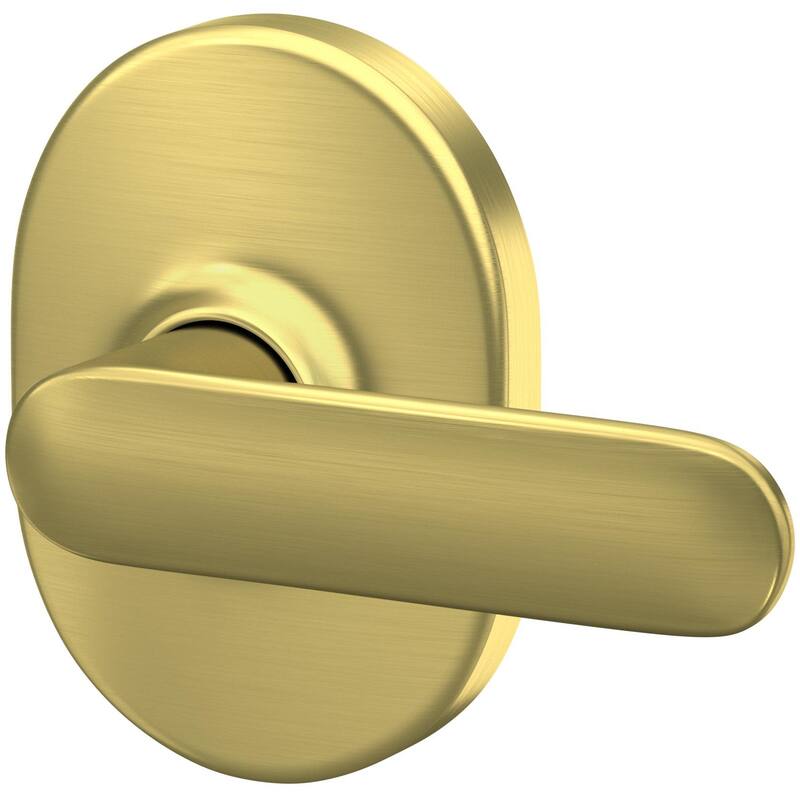 Schlage F10-DAV-RMN Davlin Passage Door Lever Set with Decorative