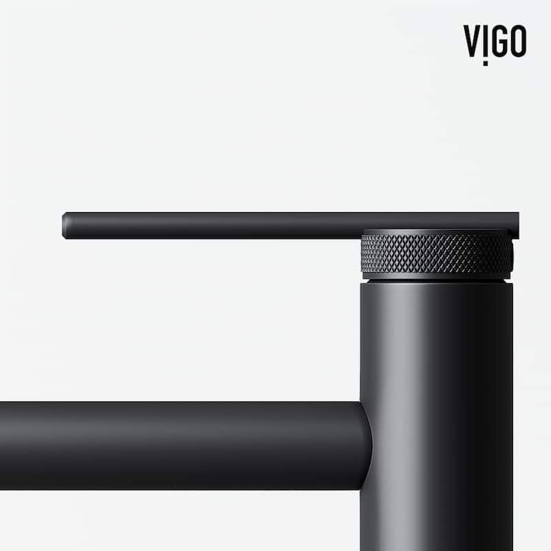 VIGO Sterling 11" H Single Handle Single Hole Bathroom Vessel Faucet