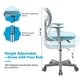 preview thumbnail 30 of 48, Costway Auto Lock Kids Mesh Chair with Armrests Height Adjustable - 21.5''x 20''x 31.5''-36''