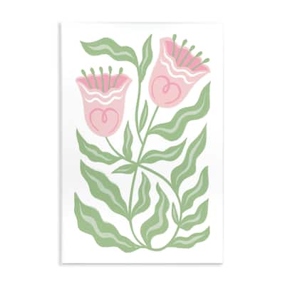 Stupell Pink Tulip Twin Blossoms Wall Plaque Art Design By Martina Pavlova