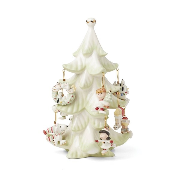 【LENOX 】スヌーピーのオーナメント Lenox Snoopy & Friends 11-Piece Christmas Tree Ornament Set - On