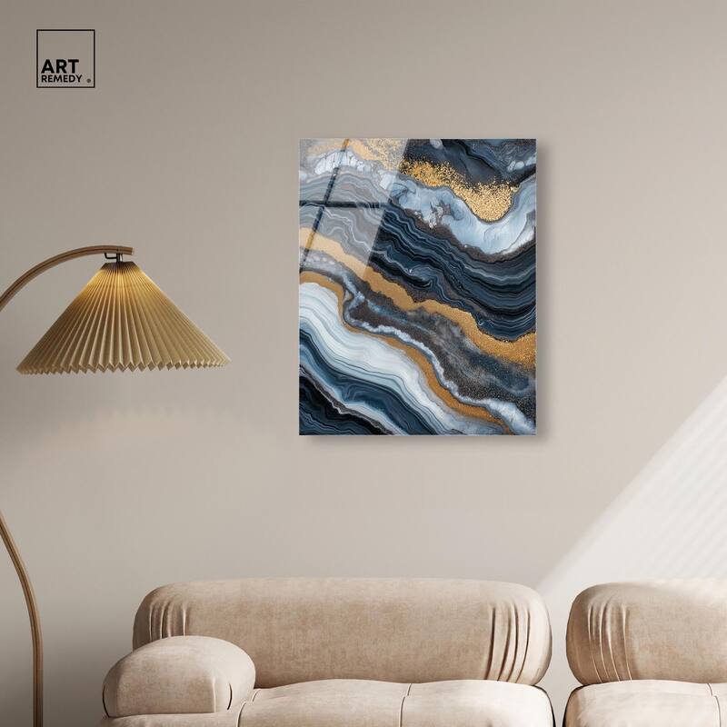 Acrylic Flow I Acrylic by Art Remedy, Ready to Hang