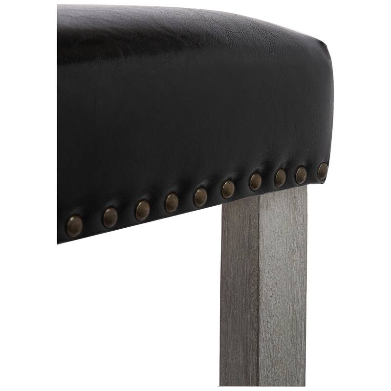 Jameson Upholstered Polyester Gray 29 Inch Bar Stool (Set Of 2)
