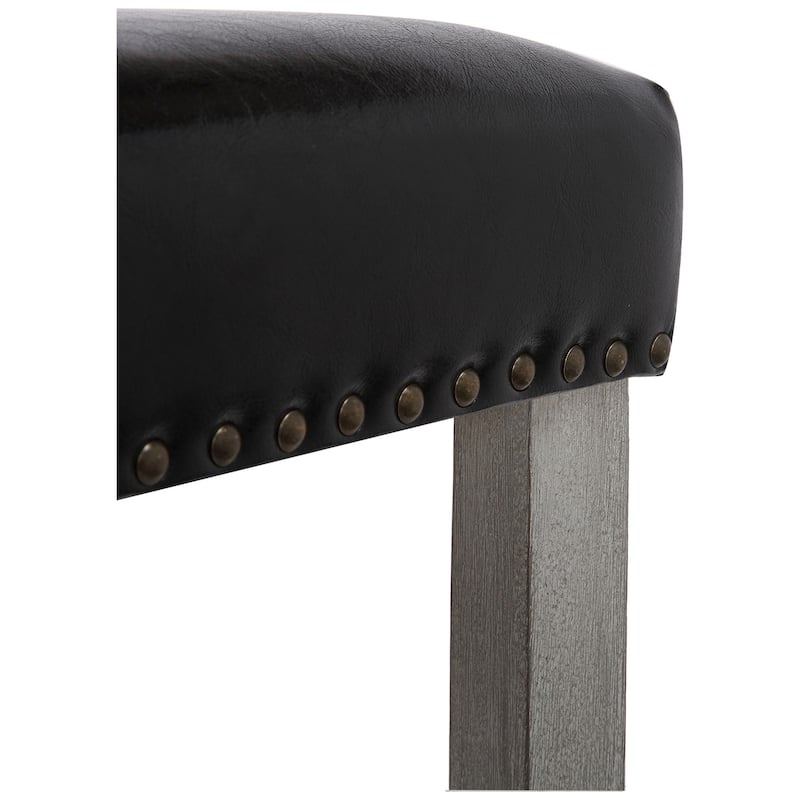 Jameson Upholstered Polyester Gray 24 Inch Counter Stool (Set Of 2)