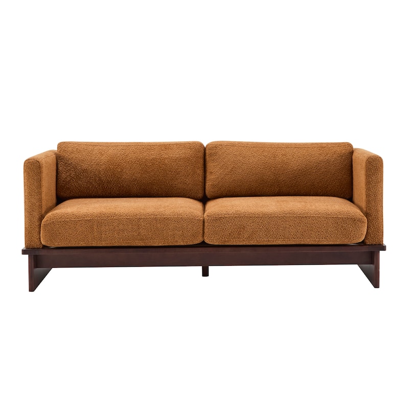 Christopher Knight Home - Luxe Modern Upholstered Sofa with Solid Wood Base