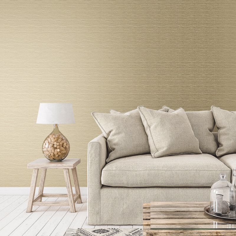 Galerie Wallcoverings Metallic FX Textured Layer Non-woven Metallic Finish Wallpaper Roll