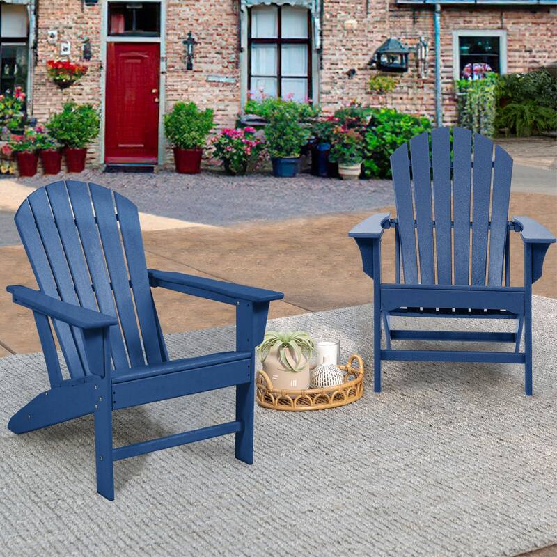 Recycled Plastic Modern Adirondack Chair,Outdoor Patio Chair