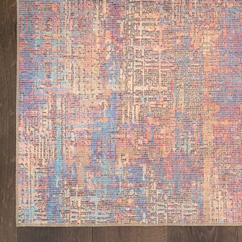 Nourison Botanical Washables Indoor only Abstract Area Rug
