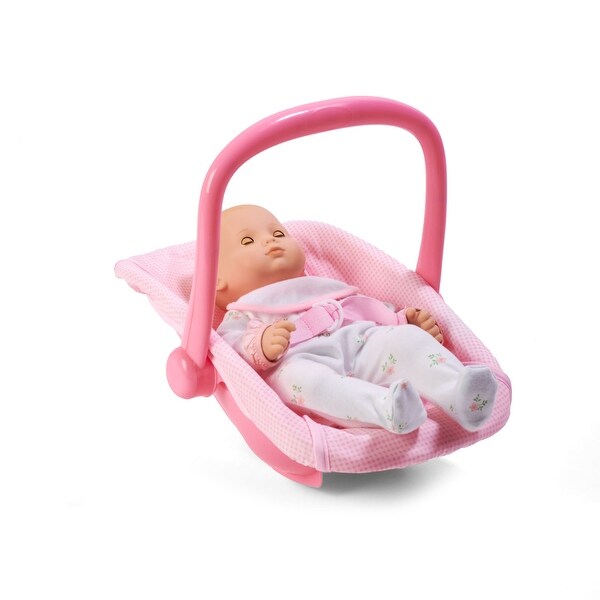 Badger Basket Doll Swing with Portable Carrier Seat - Pink/Gingham