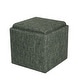 preview thumbnail 8 of 15, HomePop Storage Ottoman with Tray Top