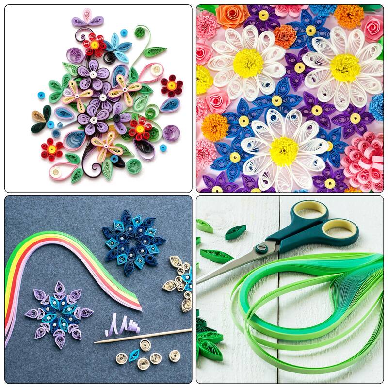 720pcs Quilling Strips Paper 1.5mm 39cm Origami Paper