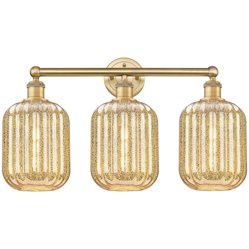 Innovations Lighting 616-3W-14-25 Preston Vanity Preston 3 Light 25" - Brushed Brass / Mercury