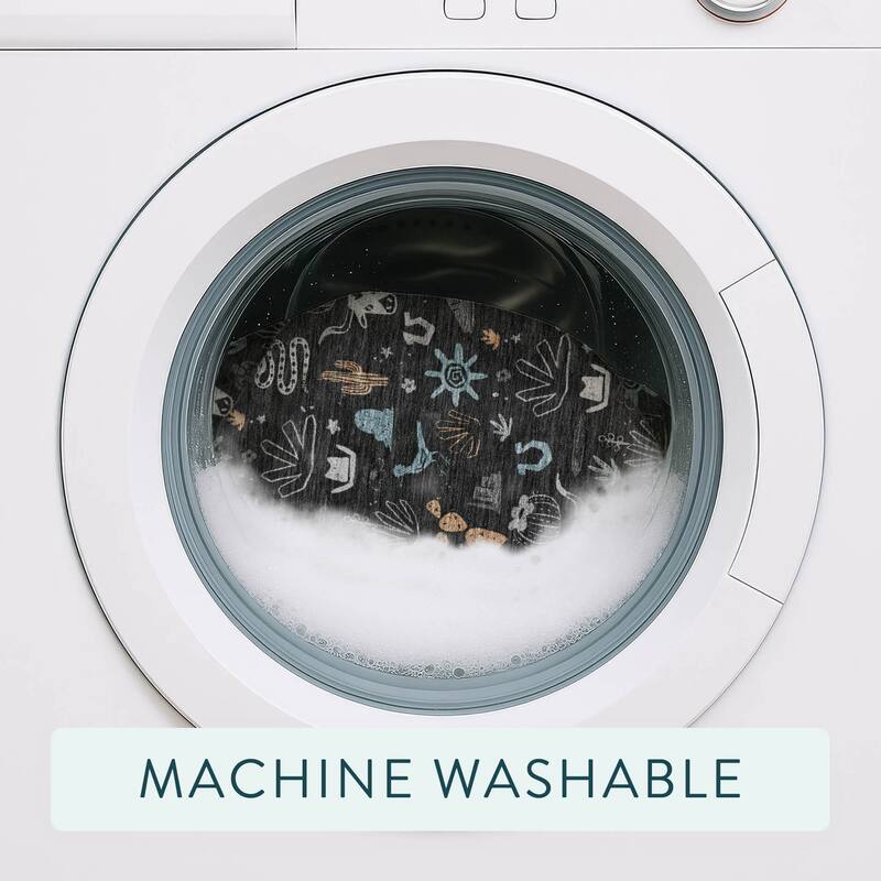 Machine Washable Indoor/ Outdoor Cowboy Ranch Chantille Rug