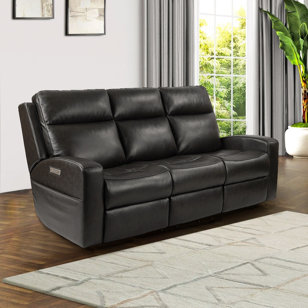 Wide sales reclining sofa
