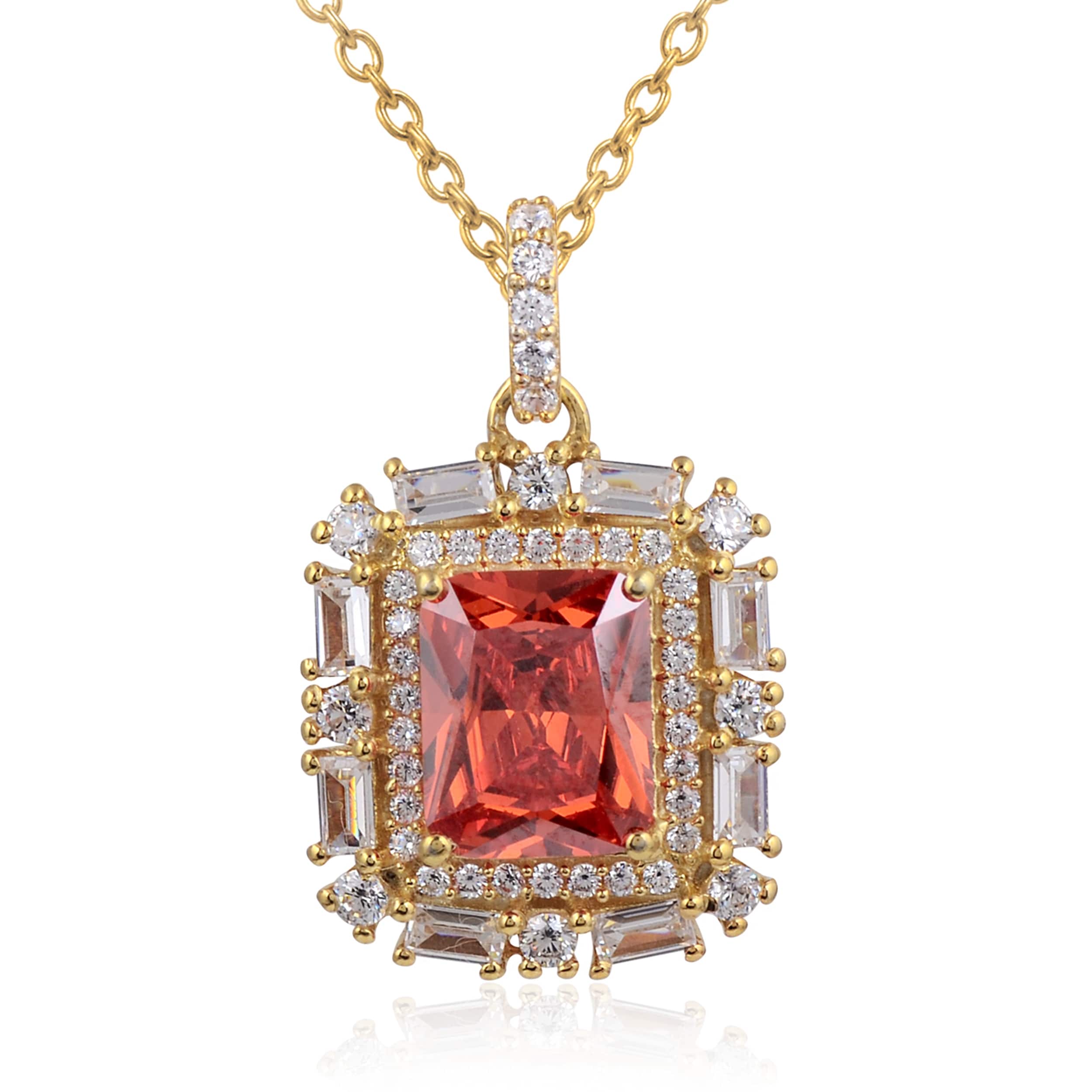 Details about / Ruby Gf Octagon Shape Gemstone 925 Sterling Silver Yellow Color Ring
