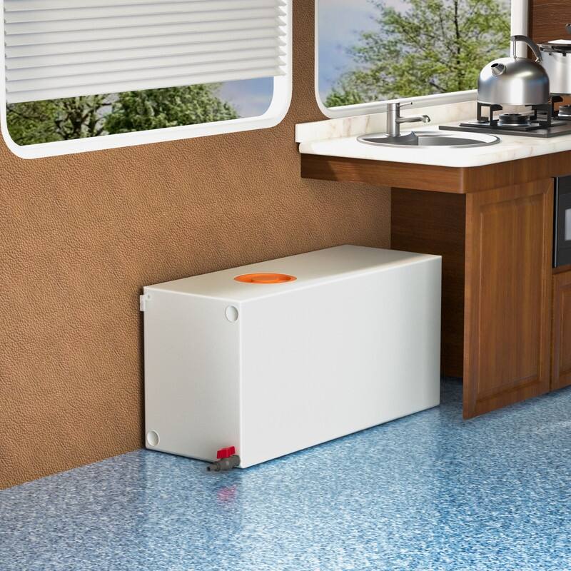 TORVA Sptinter 2500 & Transit 33-Gallon Non-Standard RV Wheel Well Water Tank Tailored for Sprinter 2500 & Transit Vans