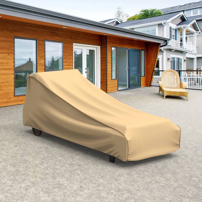 Budge StormBlock™ Savanna Tan Patio Chaise Lounge Cover Multiple Sizes