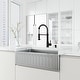 preview thumbnail 56 of 156, VIGO Edison 19" H Single Handle Pull-Down Sprayer Kitchen Faucet