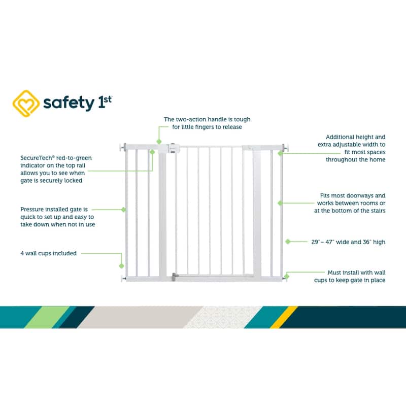 Safety 1st Easy Install Tall & Wide Gate.