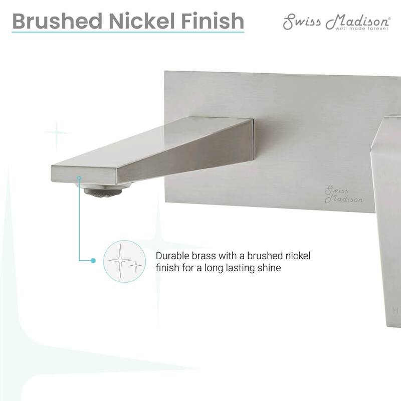 Voltaire Single-Handle Wall-Mount Bathroom Faucet