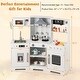 preview thumbnail 23 of 28, Costway Pretend Play Kitchen for Kids Toddler Aged 3+ Wooden Toy Set - See Details