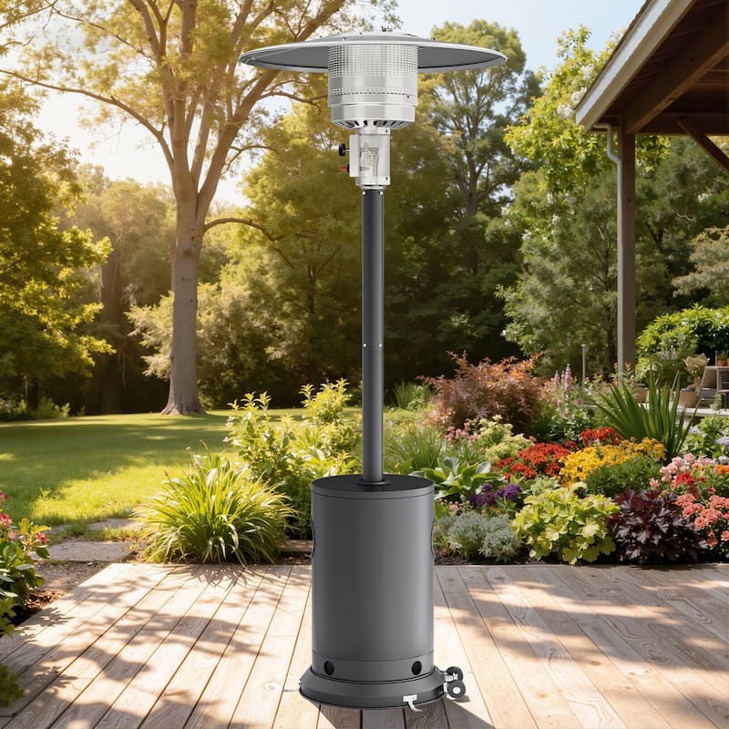 Upgraded 50,000 BTU Stainless Steel Propane Gas Outdoor Patio Heater