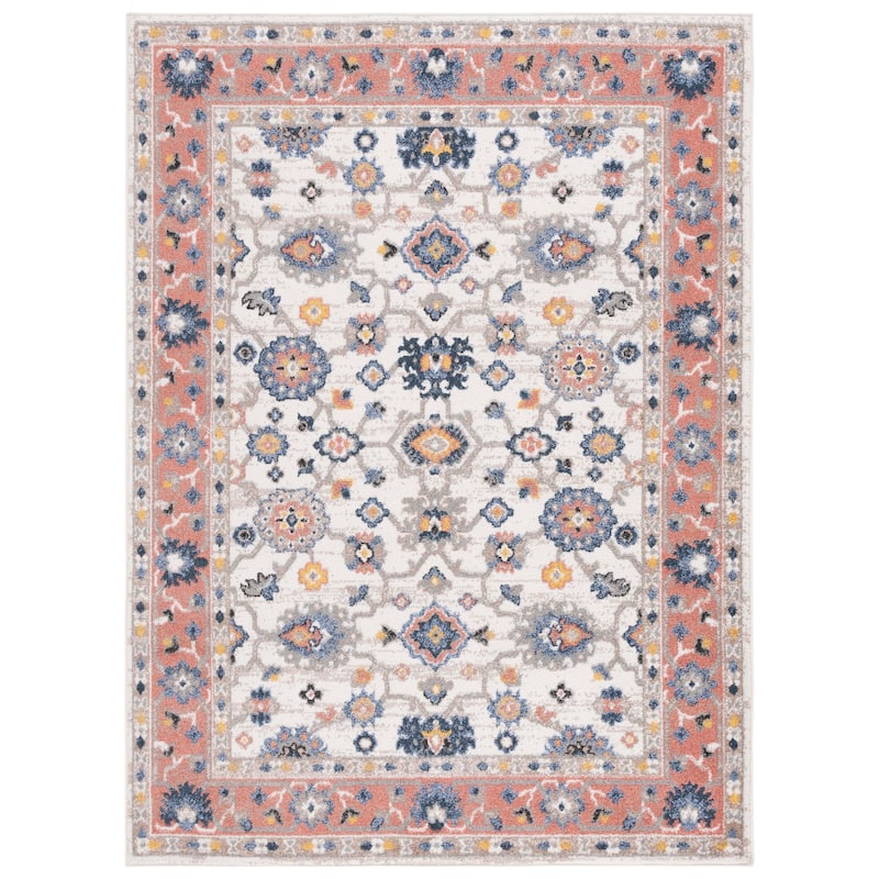 SAFAVIEH Astoria Audeline Oriental Rug - 5'3" x 7'6" - Ivory/Rust