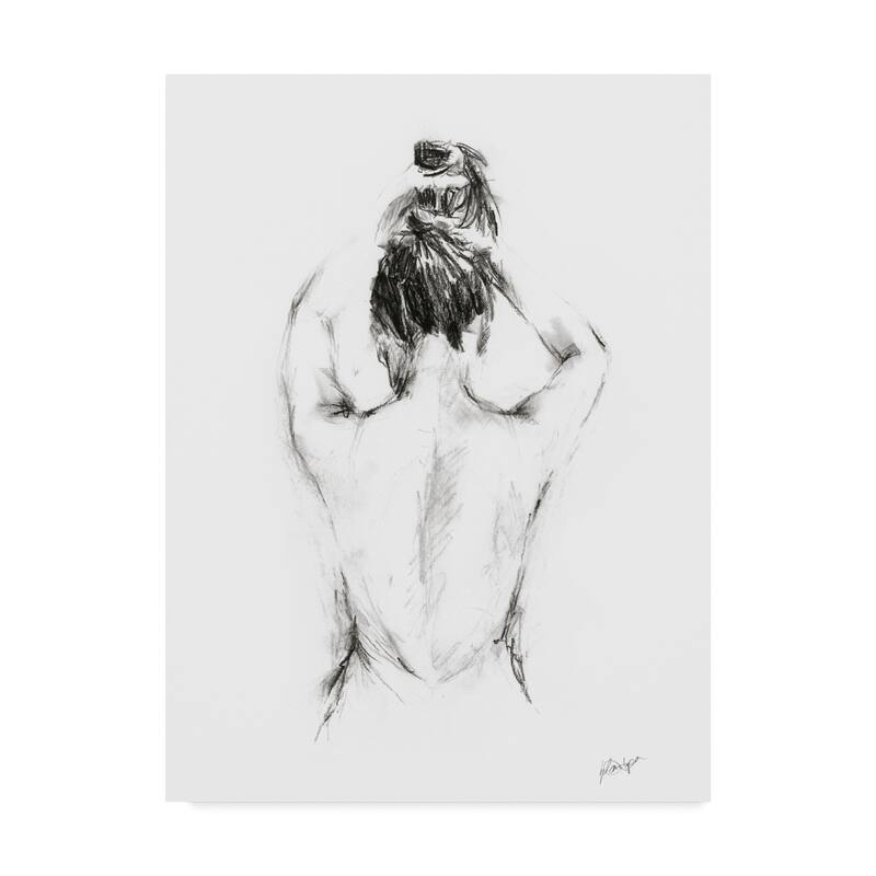 Ethan Harper 'Back Study I' Canvas Art