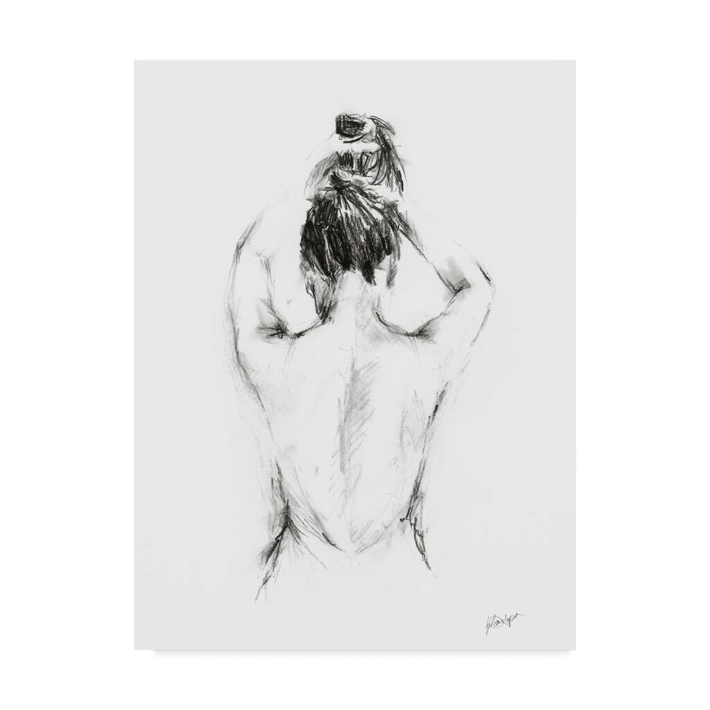 Ethan Harper 'Back Study I' Canvas Art
