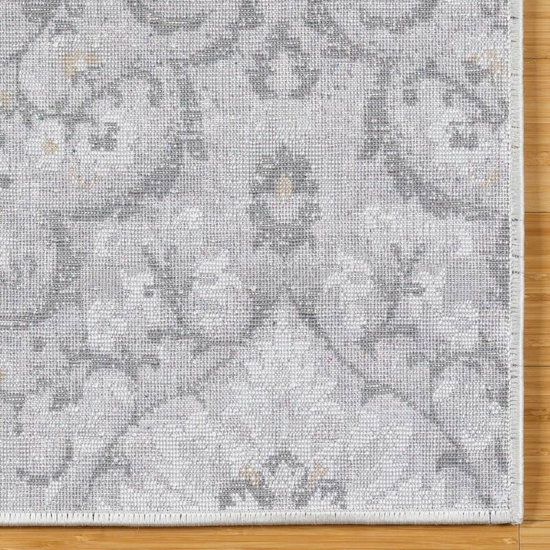 Gertmenian Quattro Tunny Gray Polypropylene Transitional Area Rug