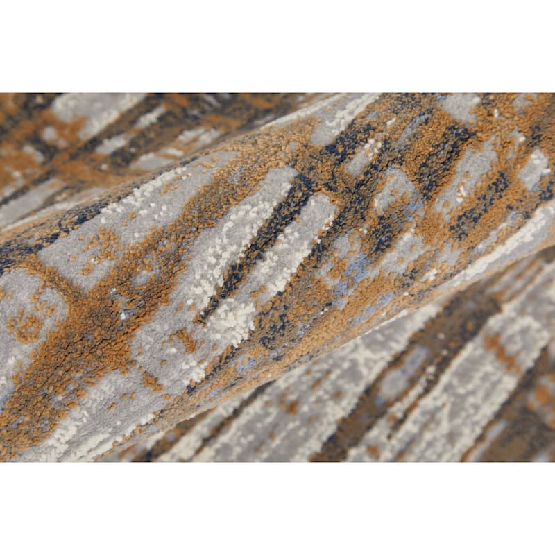 Grand Bazaar Takara Machine Made Abstract Modern Area Rug