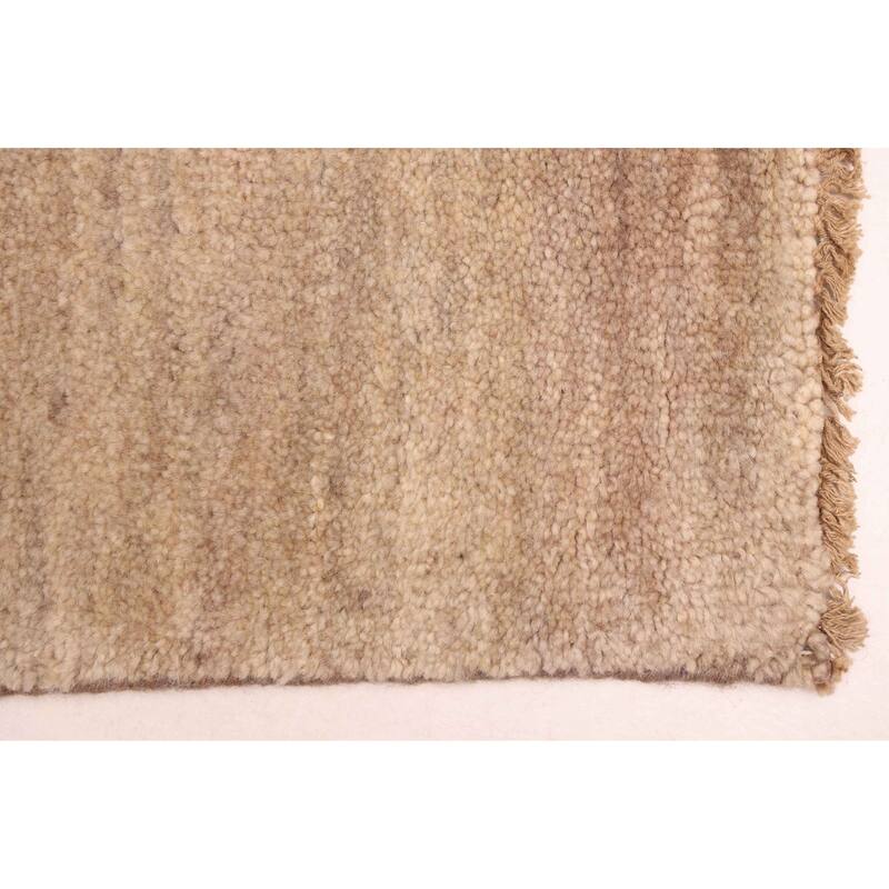 ECARPETGALLERY Hand-knotted Peshawar Ziegler Light Khaki Wool Rug - 4'11 x 6'9