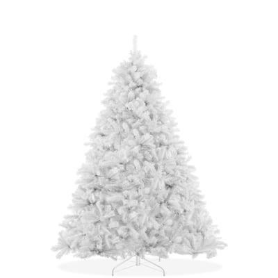 45ft White Spruce Artificial Holiday Christmas Tree with Metal Stand - 4.5 ft