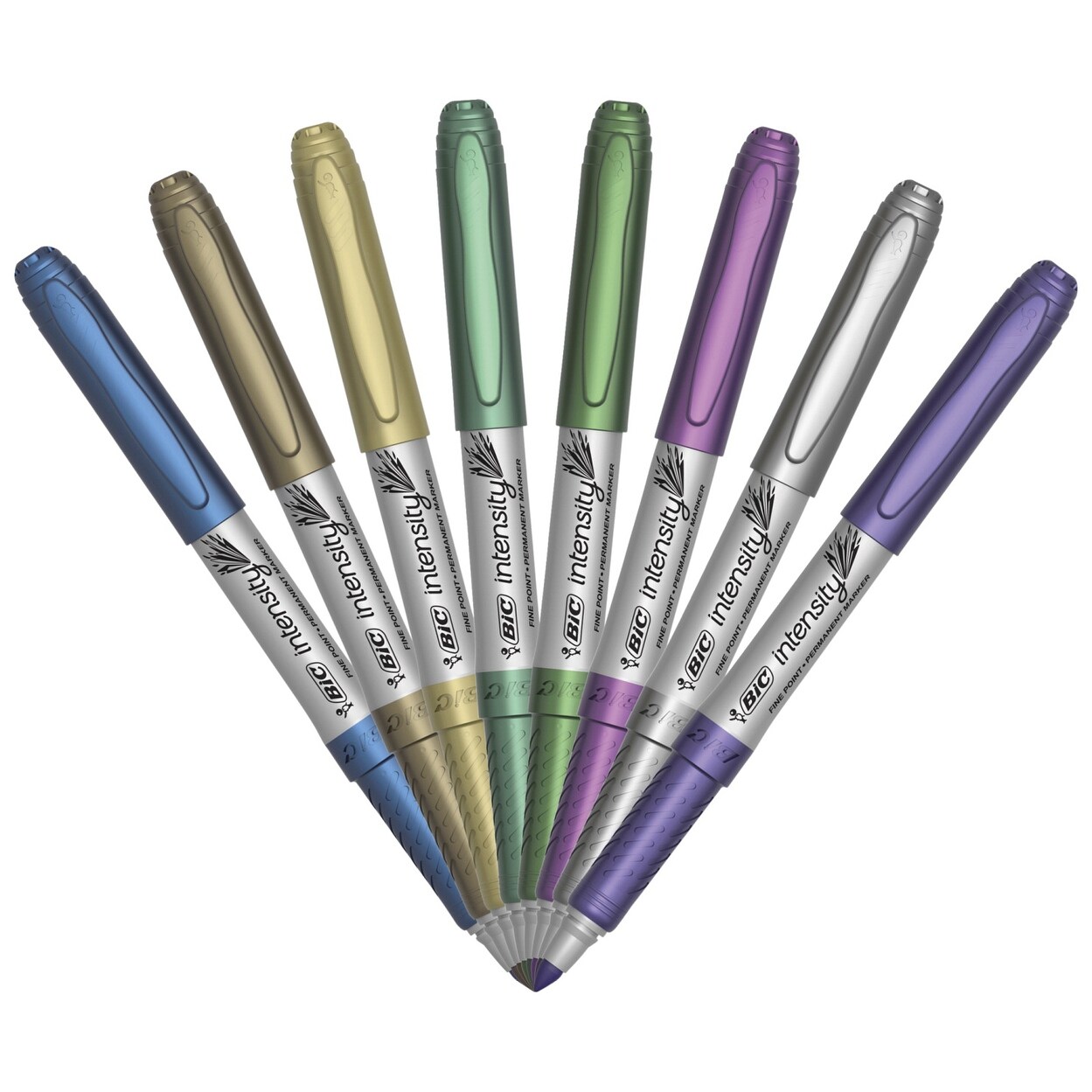 Assorted Colors Set Of 8 2 X Bic Marking Metallic Permanent Marker Set Fine Tip Writing Correction Supplies Office Supplies Masterarchives Ma