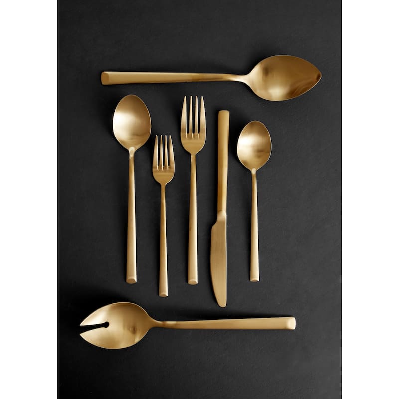 Canvas Home Ellsworth Collection 5-Piece Flatware Set - Gold