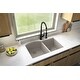 preview thumbnail 6 of 64, Karran Undermount Quartz 32 in. 60/40 Double Bowl Kitchen Sink Kit