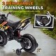 preview thumbnail 14 of 18, Electric Motorcycle for Kids with Training Wheels Yellow