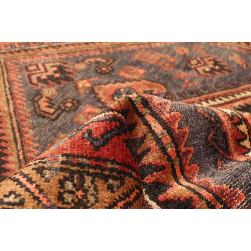 ECARPETGALLERY Hand-knotted Andelz Dark Grey Wool Rug - 4'1 x 6'5