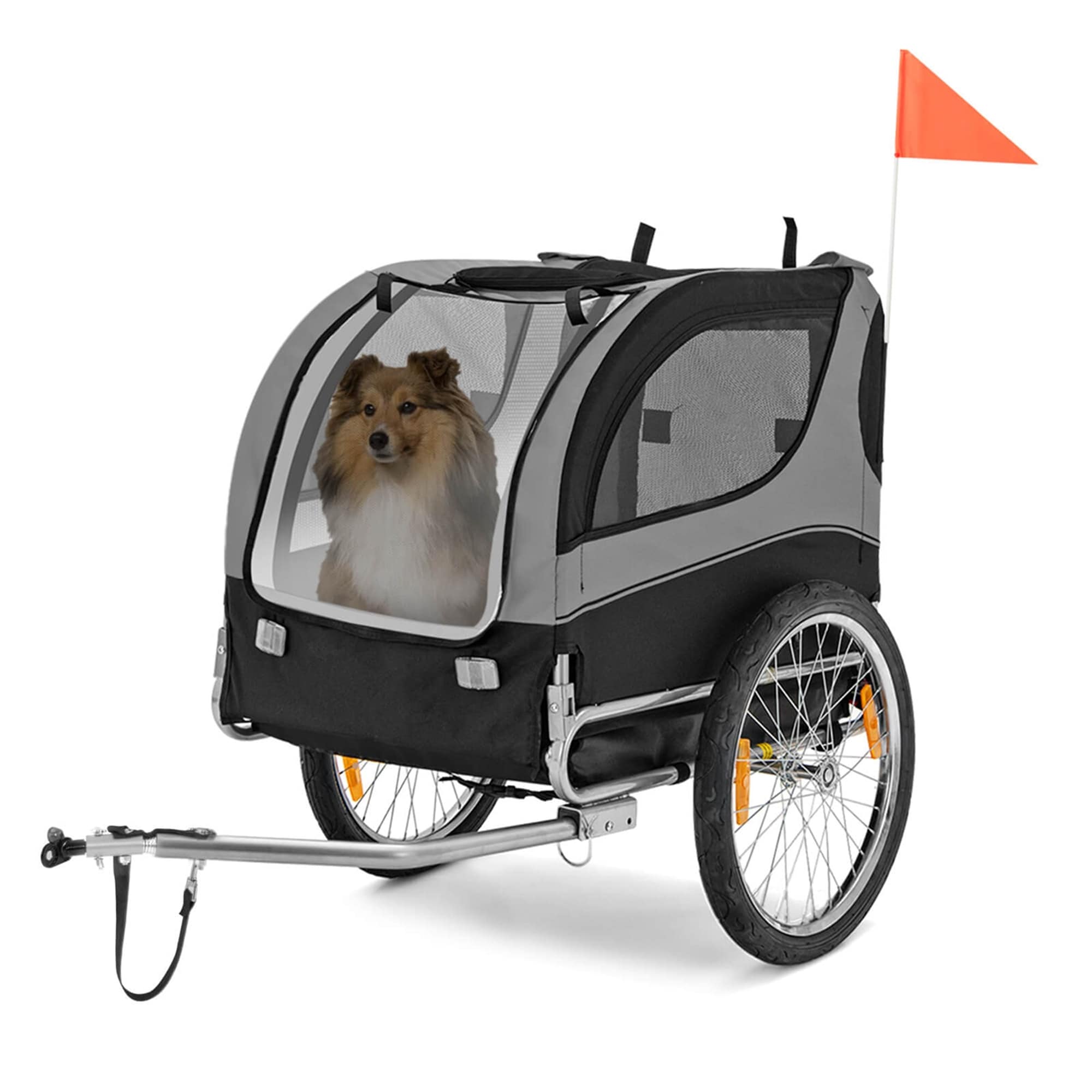 Vidaxl dog trailer best sale