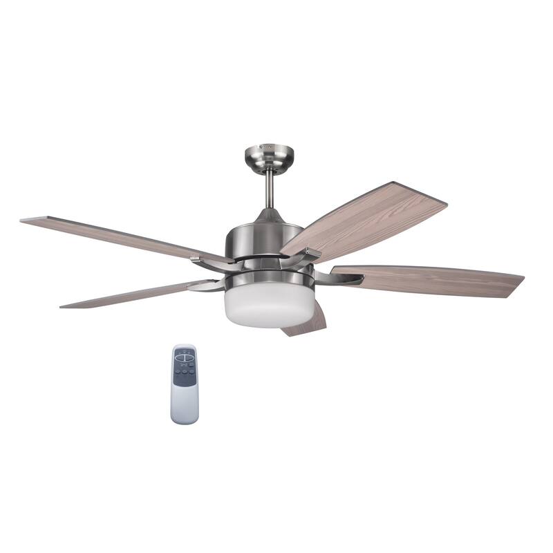 Design House Grayson 52 LED Grayson 52" 5 Blade LED Indoor Ceiling Fan - Brushed Nickel