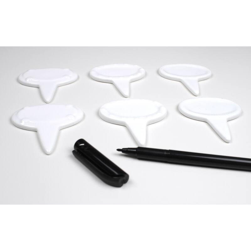 Oval Cheese Marker (Set of 6) - Oval Shape, 6-Piece