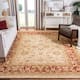 SAFAVIEH Anatolia Angeline Traditional Oriental Hand-spun Wool Rug - 6' x 9' - Ivory/Red
