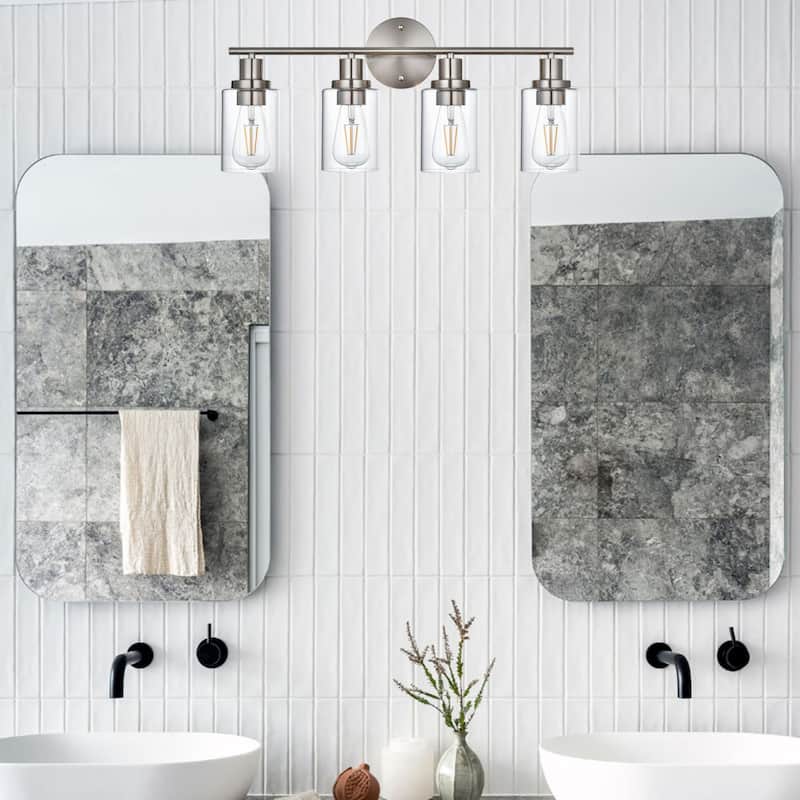 4-Light Bathroom Light Fixtures