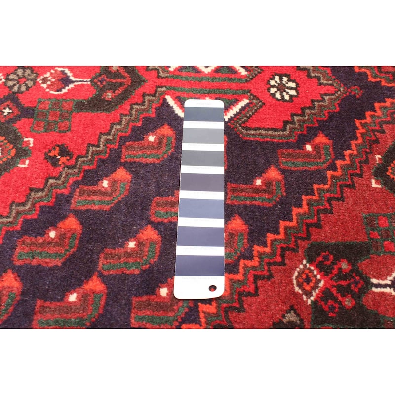 ECARPETGALLERY Hand-knotted Andelz Navy Wool Rug - 3'8 x 6'5