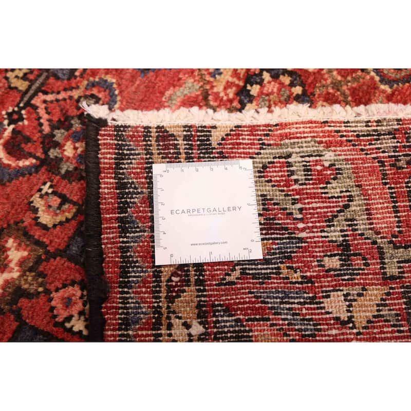 ECARPETGALLERY Hand-knotted Andelz Red Wool Rug - 3'8 x 10'6