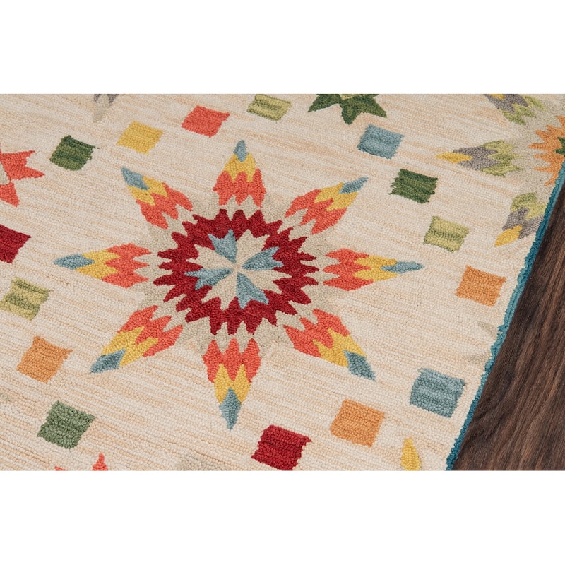 Momeni Summit Hand Hooked Polyester Geometric Area Rug