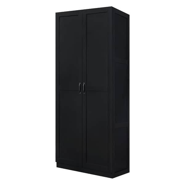 Manhattan Comfort Hopkins Storage Closet 4.0 in White - Set of 2 Manhattan Comfort Hopkins Storage Closet 4.0 in White - Set of 2