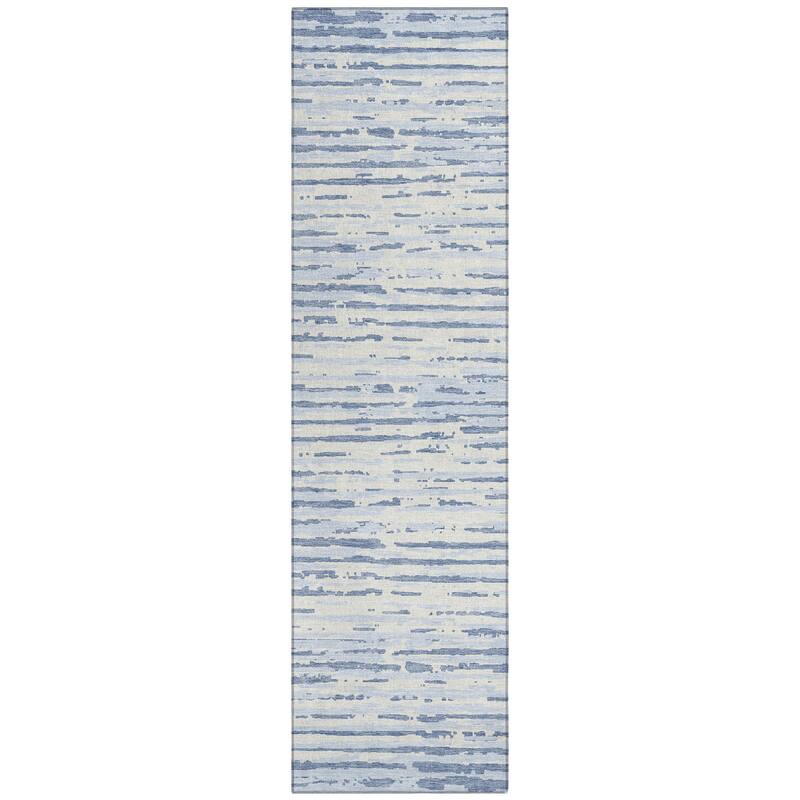 Machine Washable Indoor/ Outdoor Ombre Chantille Abstract Rug