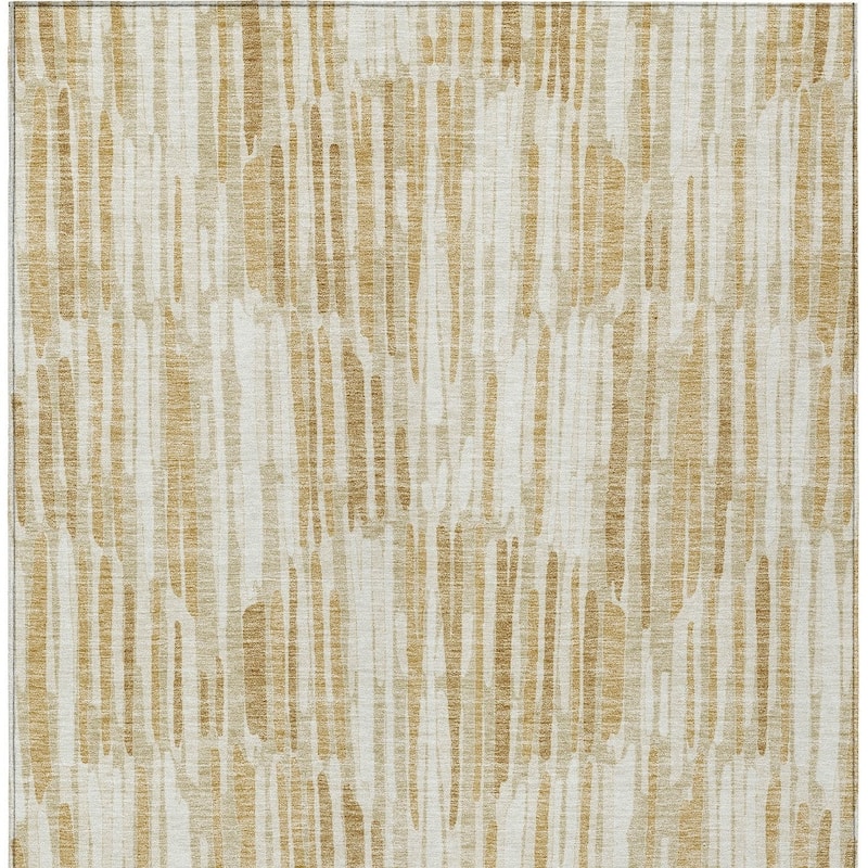HomeRoots Abstract Transitional Rectangle Outdoor Rug