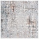 preview thumbnail 71 of 72, SAFAVIEH Meadow Bertrande Modern Abstract Rug 6'7" Square - Grey/Blue - Square